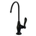 Kingston Brass KS3190NFL NuWave French Sgl Handle Water Filtration Faucet, Matte Blk KS3190NFL